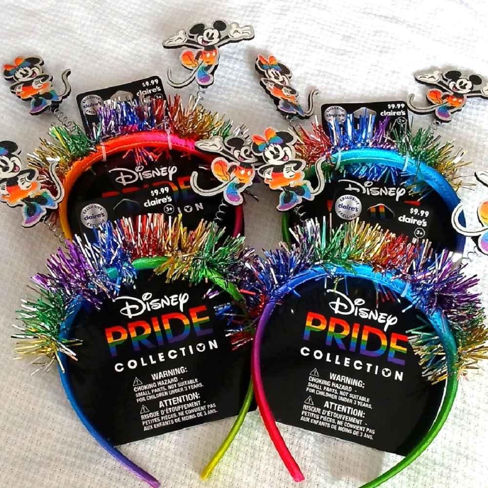 Disney Pride Collection Headbands Lot